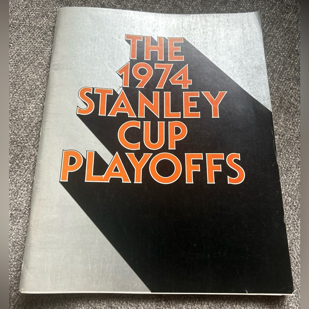 1974 Stanley Cup Playoffs Program Phila Flyers vs New York Rangers 5/5/74